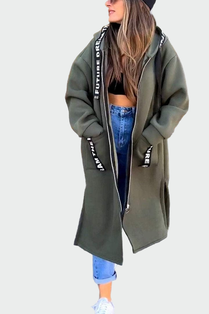 Long Hooded Coat