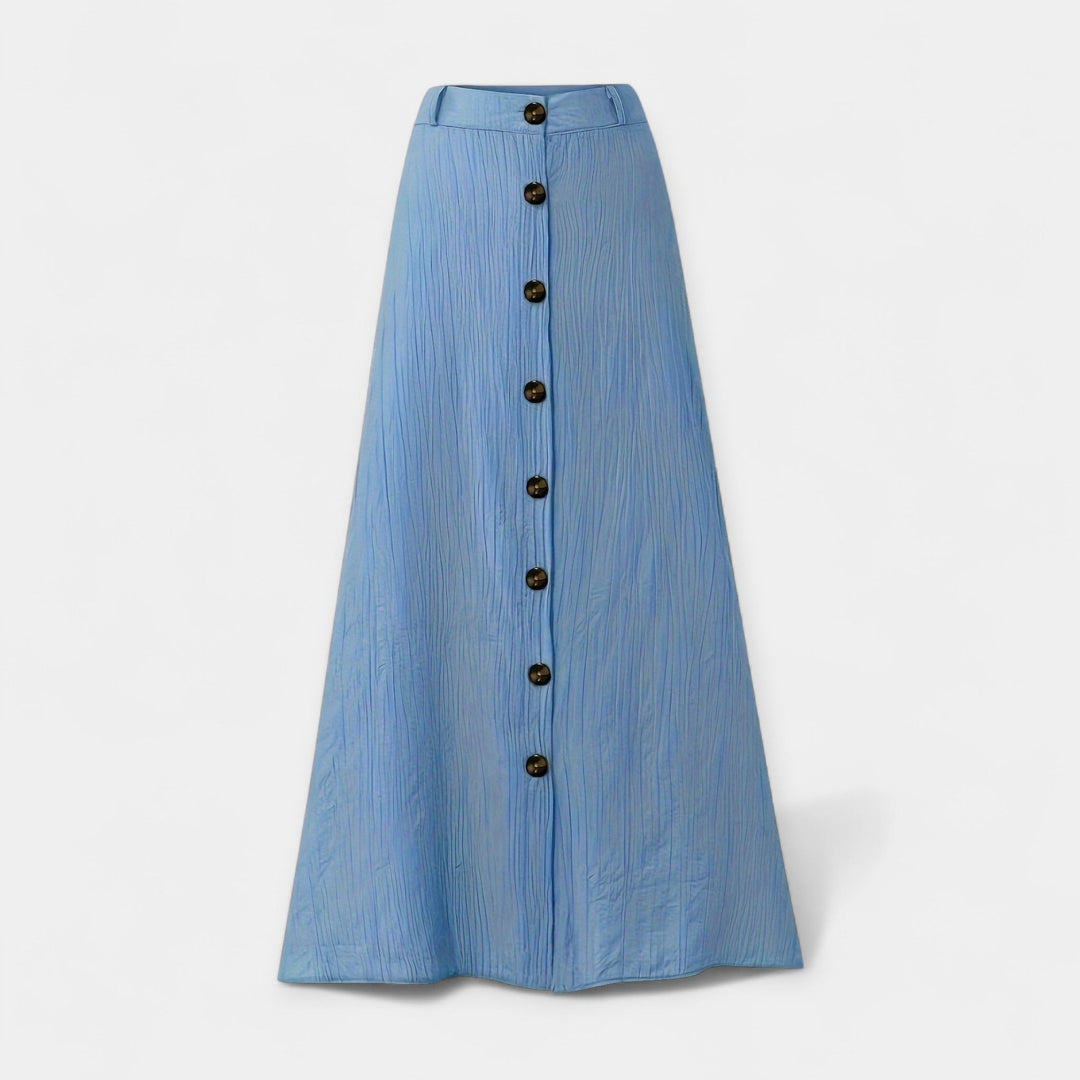 Sheer Midi Skirt with Slit