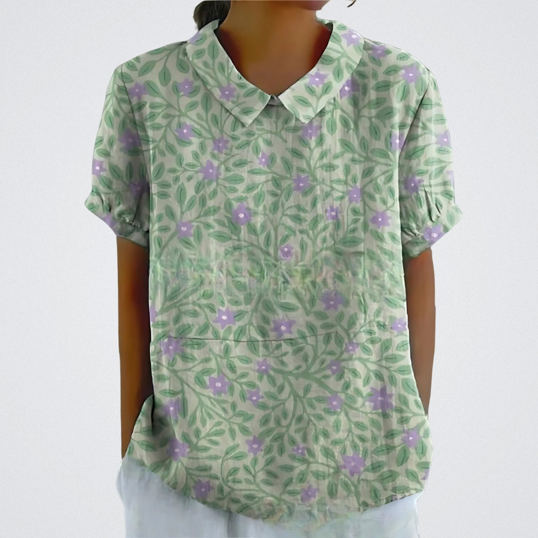Flowered Blouse