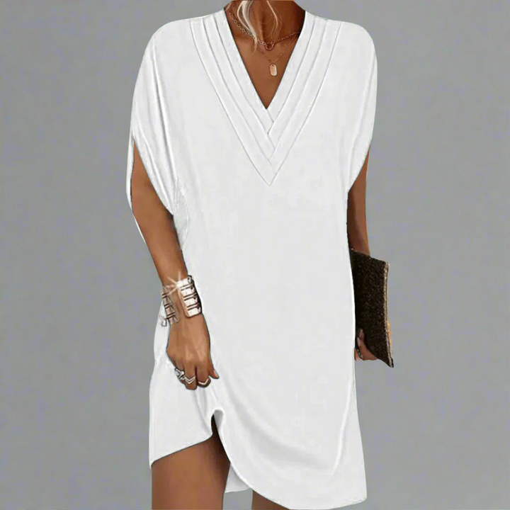 Elegant dress made of exquisite fabric
