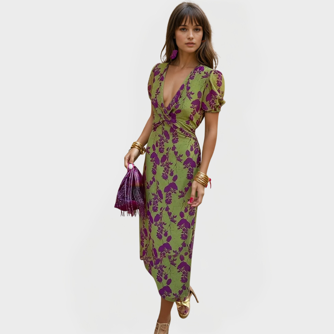 Elegant Floral Dress