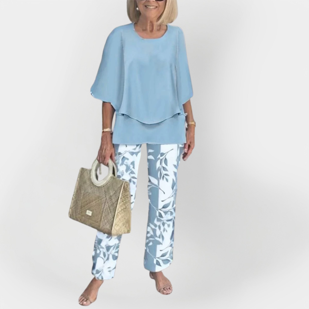 Stylish Set with Comfortable Top and Pants