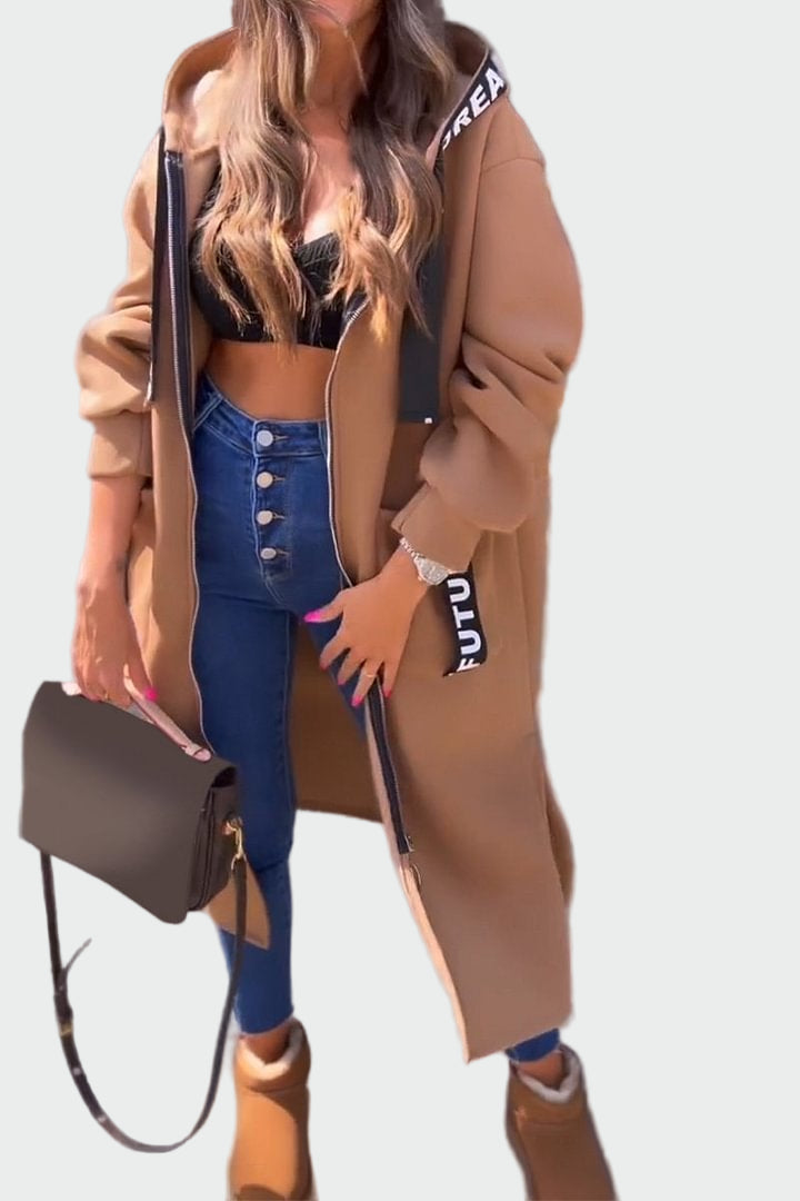 Long Hooded Coat