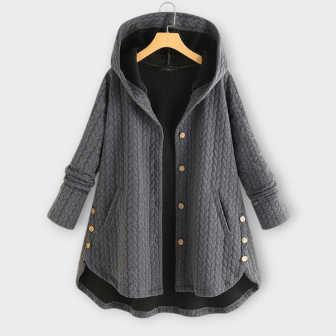 Leslie - Warm Jacket with Buttons