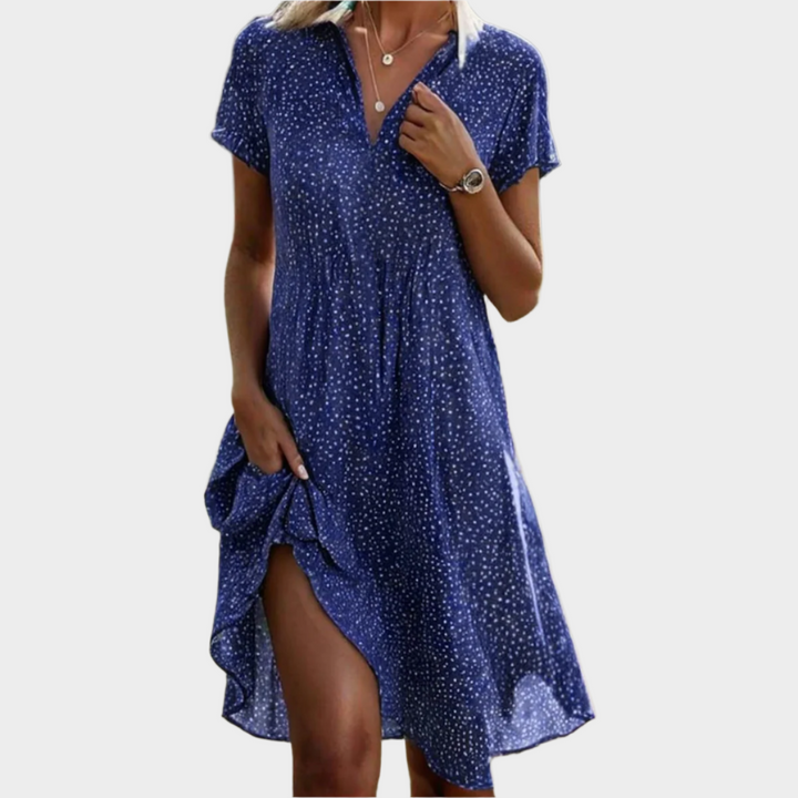 Relaxed Jumpsuit with V-Neck