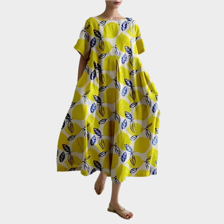 Comfortable Long Retro Dress