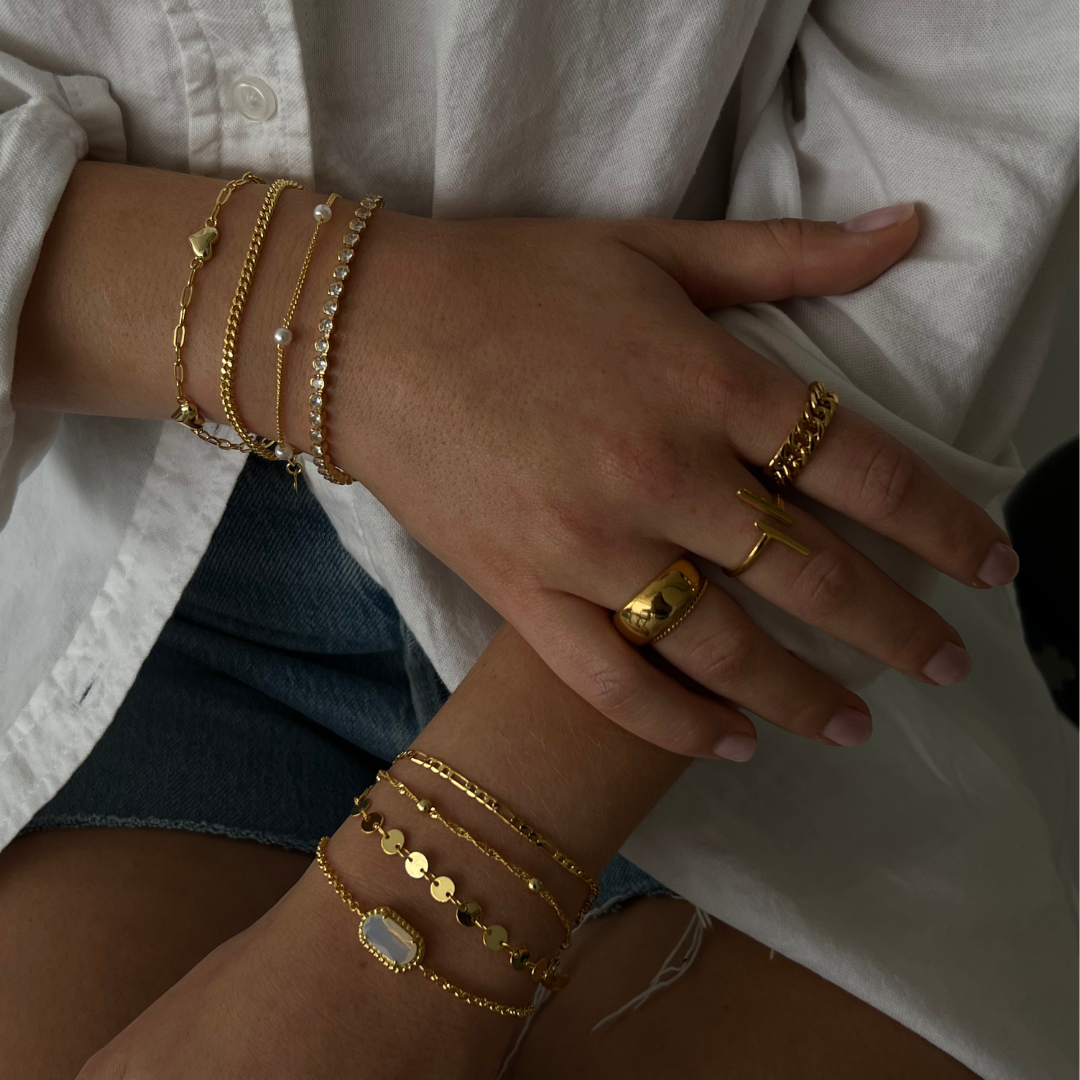 Gold Love and Emotions Bracelet