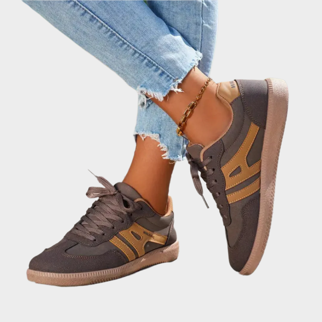 Athletic Shoes with Retro Details