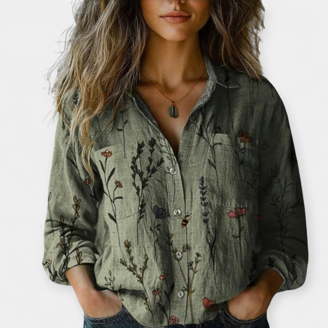 Vintage Blouse with Design