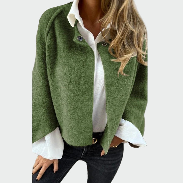 Cape with Elegant Open Sleeves