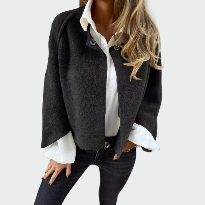 Cape with Elegant Open Sleeves