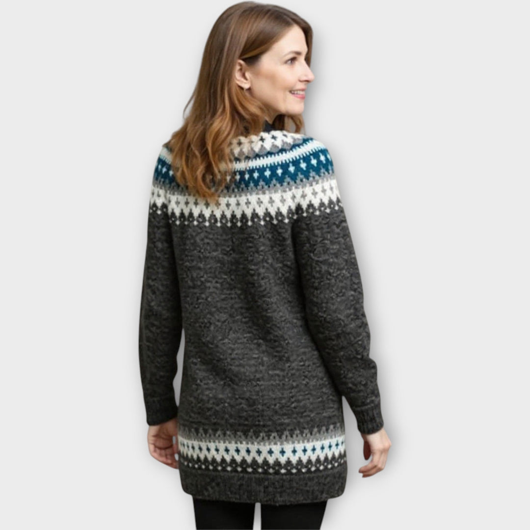 Knitted Dress with Pattern