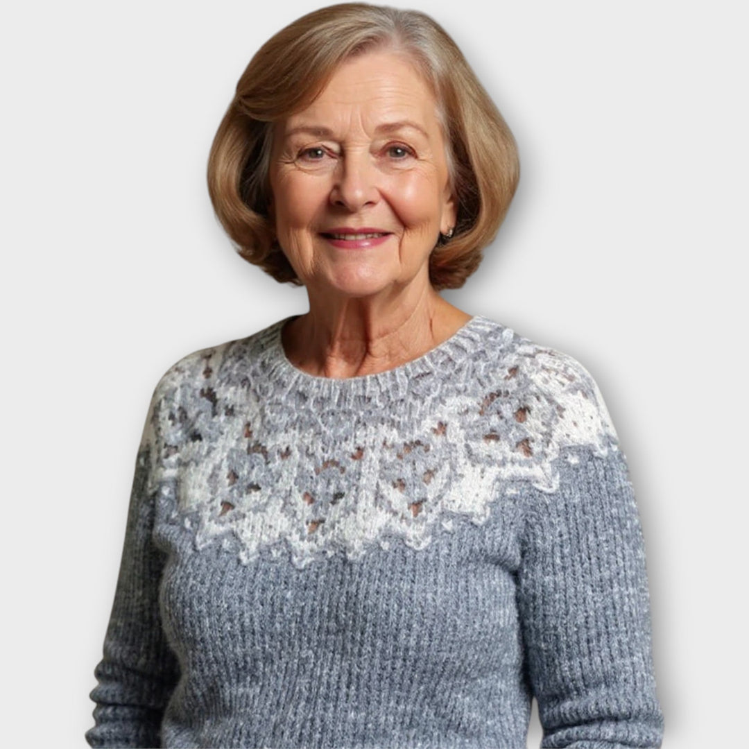 Sweater with Subtle Patterns
