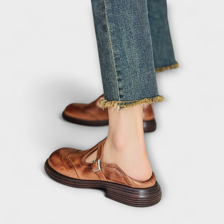 Elegant Leather Mary Janes