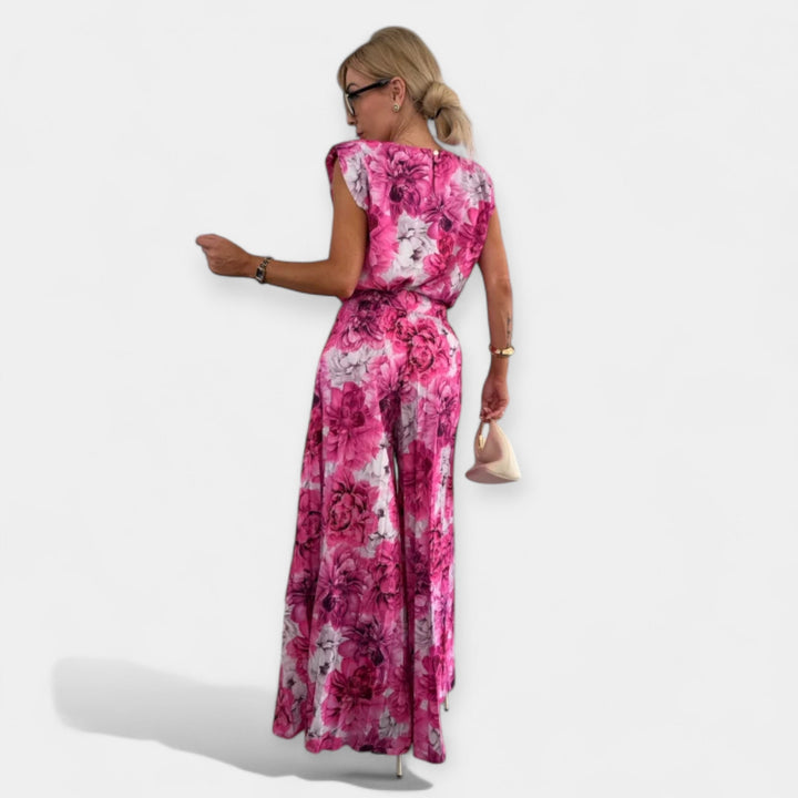 Summer Fashion Set with Top and Pants
